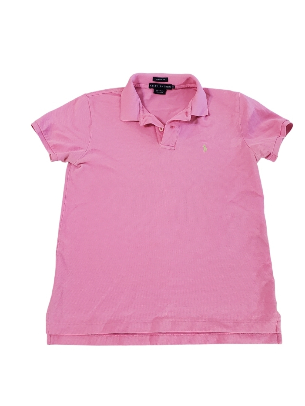 Polo by Ralph Lauren Pink Short Sleeve Polo Top